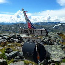 Summit of 1100 meters high Fonnfjellet